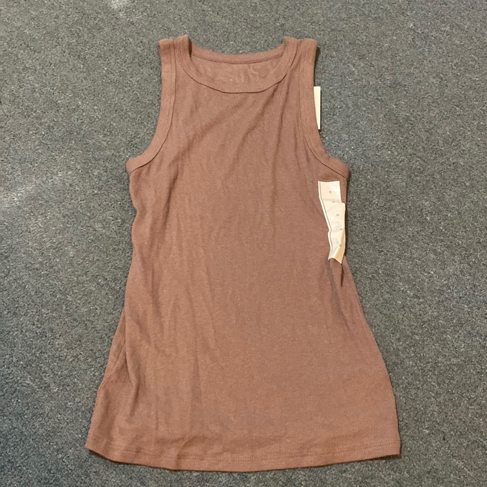 Brown tank top